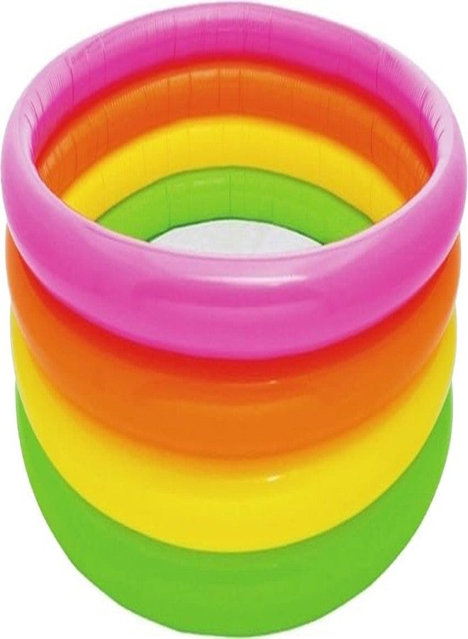 VWretails Inflatable Pools Multicolor for Bath and Swimming (5.5 FT) - Image 1